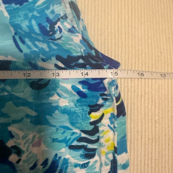 Lilly Pulitzer Blue and Pink Halter Mini Sundress - Picture 7 of 9